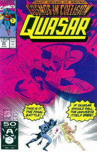 Quasar #25 by Marvel Comics