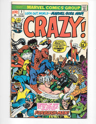 Crazy #1 by Marvel Comics - Very Good