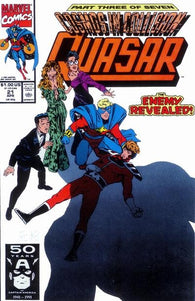 Quasar #21 by Marvel Comics