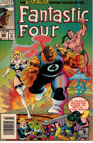 Fantastic Four - 386 - Newsstand - Fine