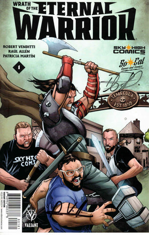 Wrath of the Eternal Warrior - 001 Alternate B - Signed