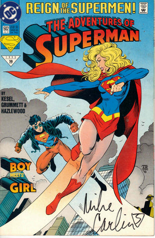 Adventures Of Superman - 502 - Signed