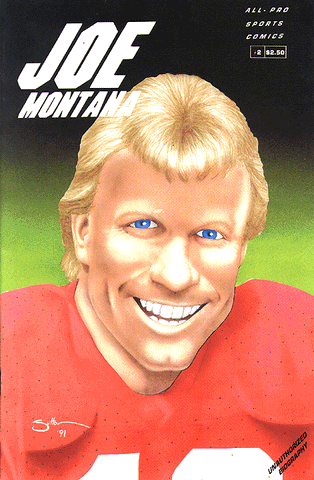 All-Pro Sports Comics #2 By Burke Publishing - Joe Montana