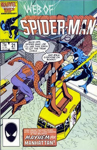Web of Spider-Man #21 by Marvel Comics