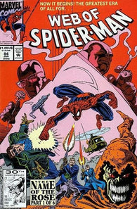 Web of Spider-man #84 by Marvel Comics