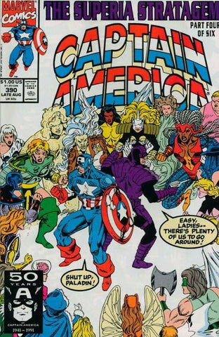 Captain America #390 by Marvel Comics