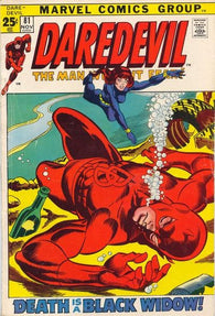 Daredevil #81 by Marvel Comics