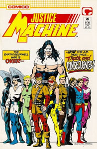 Justice Machine #26 by Comico Comics