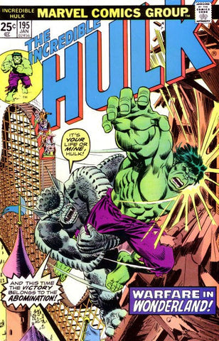 Incredible Hulk #195 by Marvel Comics