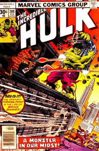 Incredible Hulk #208 by Marvel Comics