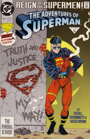 Adventures Of Superman #501 by DC Comics