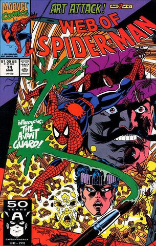 Web of Spider-man #74 by Marvel Comics