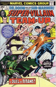 Super-Villain Team-up #4 by Marvel Comics