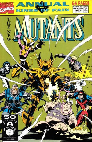 The New Mutants Annual #7 by Marvel Comics Kings of Pain