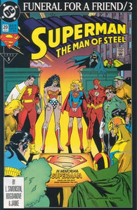 Superman Man of Steel #20 by DC Comics Funeral For A Friend