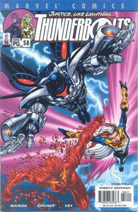 Thunderbolts #58 by Marvel Comics