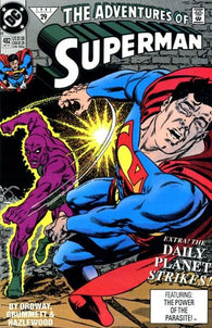 Adventures Of Superman #482 by DC Comics