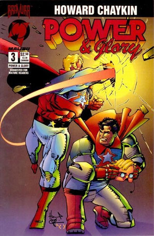 Power And Glory #3 by Malibu Comics