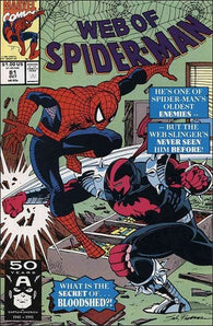 Web of Spider-man #81 by Marvel Comics