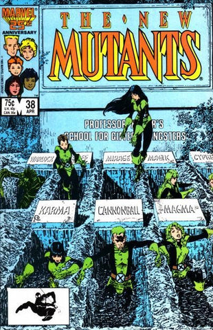 New Mutants #38 by Marvel Comics