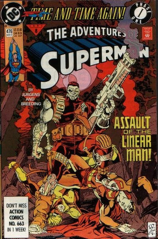 Adventures Of Superman #476 by DC Comics