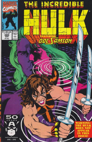 Incredible Hulk #380 by Marvel Comics