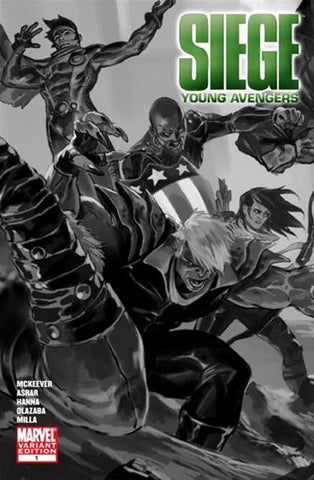 Siege Young Avengers #1 by Marvel Comics