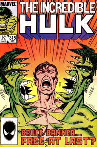 Incredible Hulk #315 by Marvel Comics