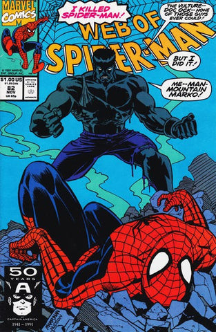 Web of Spider-man #82 by Marvel Comics