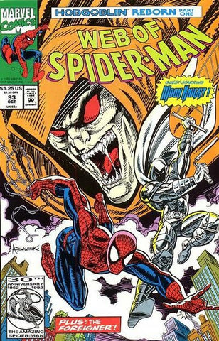 Web of Spider-man #93 by Marvel Comics