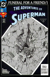 Adventures Of Superman #498 by DC Comics