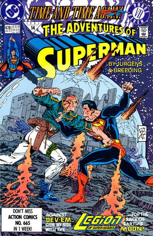 Adventures Of Superman #478 by DC Comics