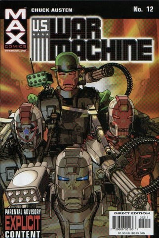 US War Machine #12 by Marvel Comics