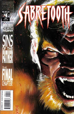 Sabretooth #4 by Marvel Comics
