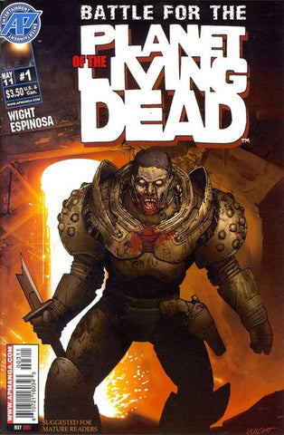 Battle For The Planet Of The Living Dead #1 by Antarctic Comics