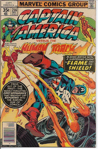 Captain America #216 by Marvel Comics - Fine