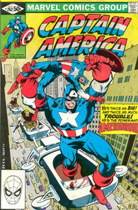 Captain America #262 by Marvel Comics
