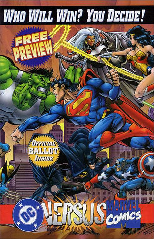 DC Comics VS Marvel Preview Comics
