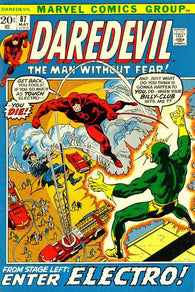 Daredevil #87 by Marvel Comics