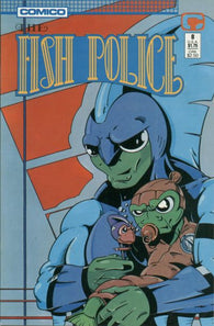 Fish Police #8 by Comico Comics