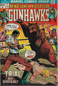 Gunhawks #4 by Marvel Comics - Fine