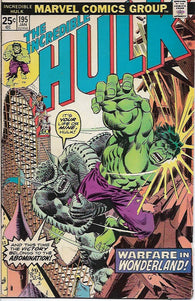 Incredible Hulk #195 by Marvel Comics