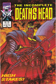 The Incomplete Death's Head #4 by Marvel Comics