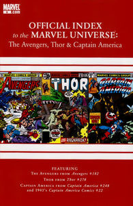 Official Index To The Marvel Universe Avengers Thor And Captain America - 006
