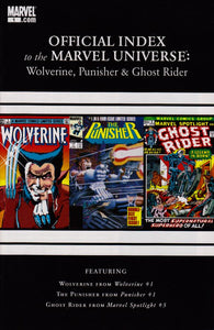 Official Index To The Marvel Universe Wolverine Punisher and Ghost Rider #1 by Marvel Comics