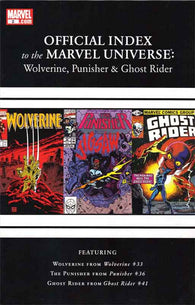 Official Index To The Marvel Universe Wolverine Punisher and Ghost Rider #2 by Marvel Comics