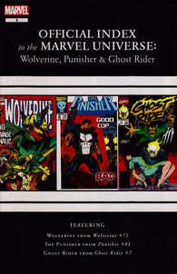 Official Index To The Marvel Universe Wolverine Punisher and Ghost Rider #3 by Marvel Comics