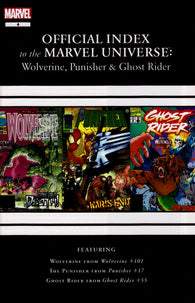 Official Index To The Marvel Universe Wolverine Punisher and Ghost Rider #4 by Marvel Comics