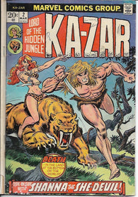 Ka-Zar #2 by Marvel Comics - Very Good
