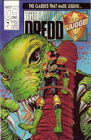 Law OF Dredd #7 by Fleetway-Quality Comics